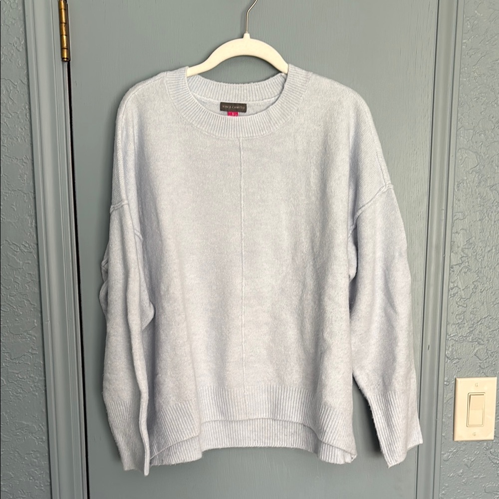 Vince Camuto Light Blue Crewneck Sweater
